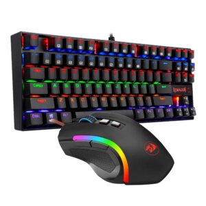 Kit Teclado Mecânica Kumara e Mouse Griffin 7200 dpi
